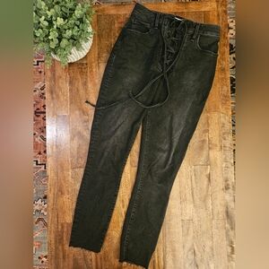 Abercrombie High Rise Super Skinny Ankle Jean